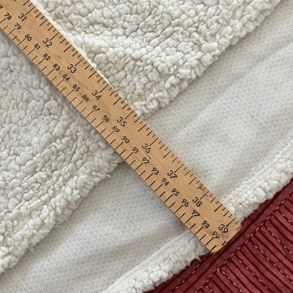 Women’s large fuzzy long teddy sweater Cozy Cream Sherpa - Picture 9 of 12